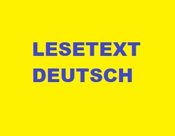 Lesetext Deutsch A1