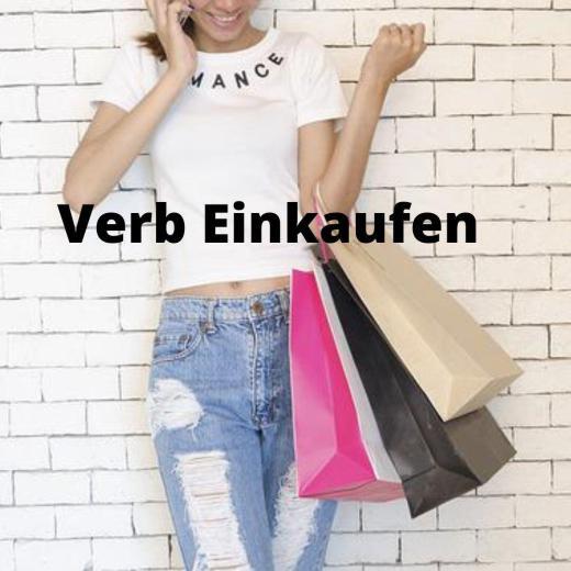 Verb Einkaufen mit Sätze