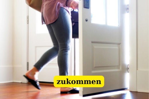 verb zukommen