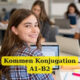 Kommen Konjugation A1–B2