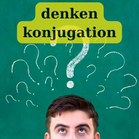 denken Konjugation Tabelle im Deutschen
