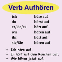 aufmachen konjugation deutsch