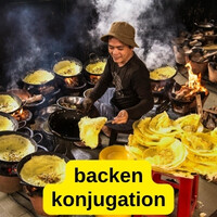 Backen Konjugation im Deutschen mit Beispielen – Präsens, Präteritum und Perfekt einfach erklärt