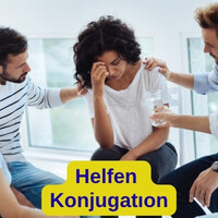 helfen konjugation im Deutschen